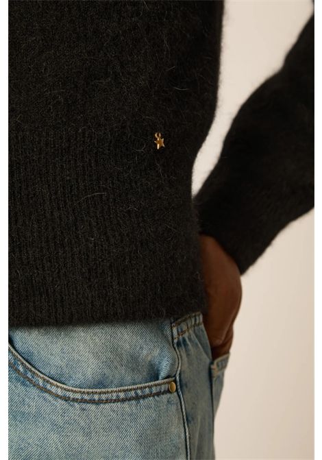 Des Petits Hauts Women's Betty Black Fitted Superfine Alpaca Cardigan Des Petits Hauts |  | 1H26003809000